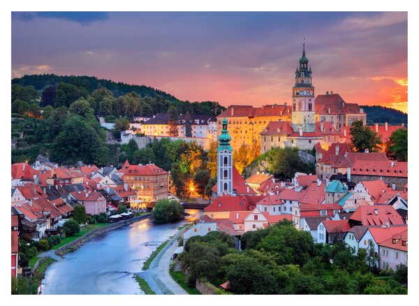 Slika - Český Krumlov (70x50 cm)