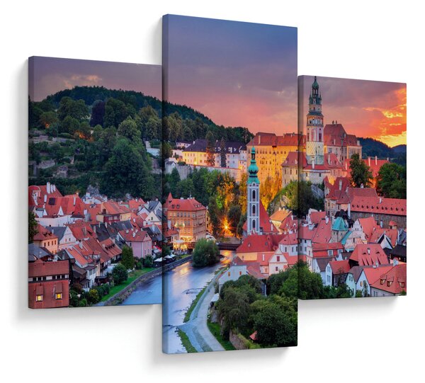 Slika - Český Krumlov (90x60 cm)
