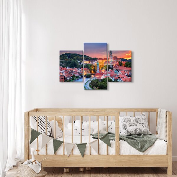 Slika - Český Krumlov (90x60 cm)