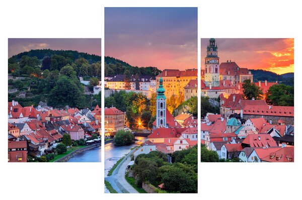 Slika - Český Krumlov (90x60 cm)