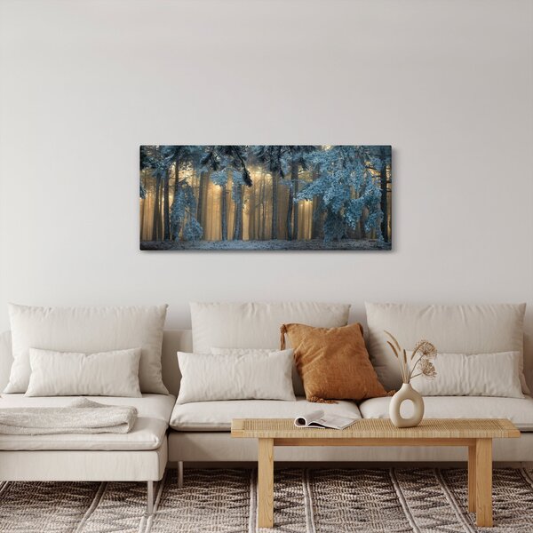 Slika snježne šume (120x50 cm)