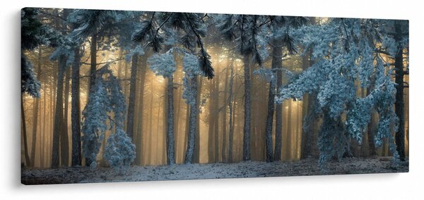 Slika snježne šume (120x50 cm)