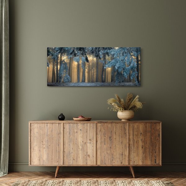 Slika snježne šume (120x50 cm)