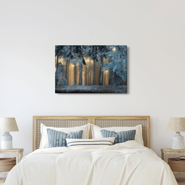 Slika snježne šume (90x60 cm)