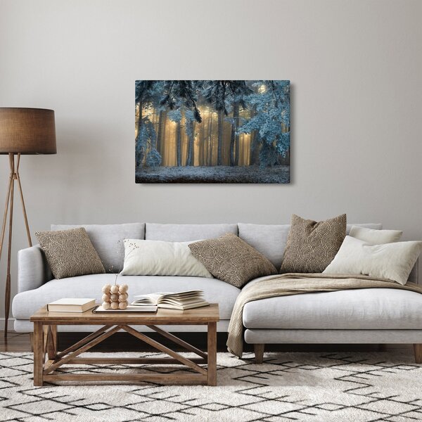 Slika snježne šume (90x60 cm)