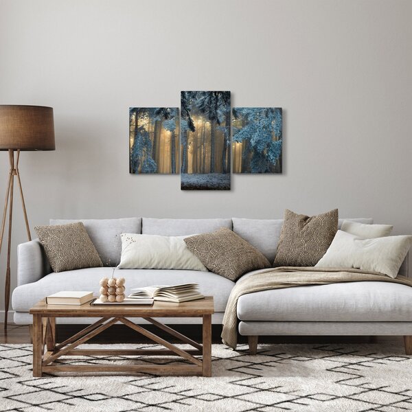 Slika snježne šume (90x60 cm)