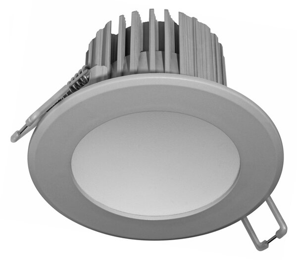 LED Ugradna svjetiljka za kupaonicu LED/7W/230V 4000K siva IP44