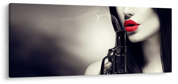 Slika - Skrivnostna ženska (120x50 cm)