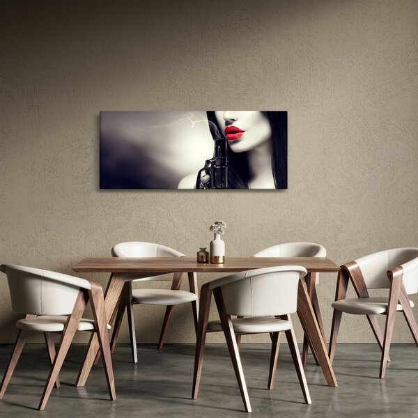 Slika - Skrivnostna ženska (120x50 cm)