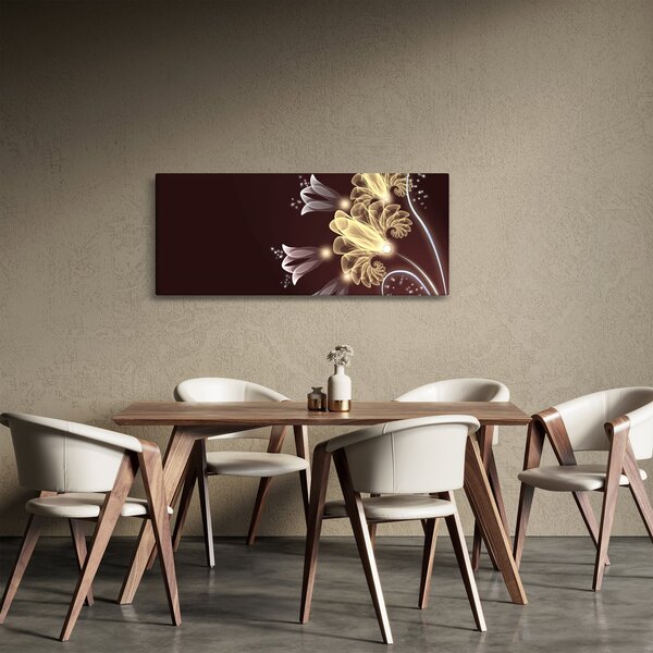 Slika - Svetle rože (120x50 cm)