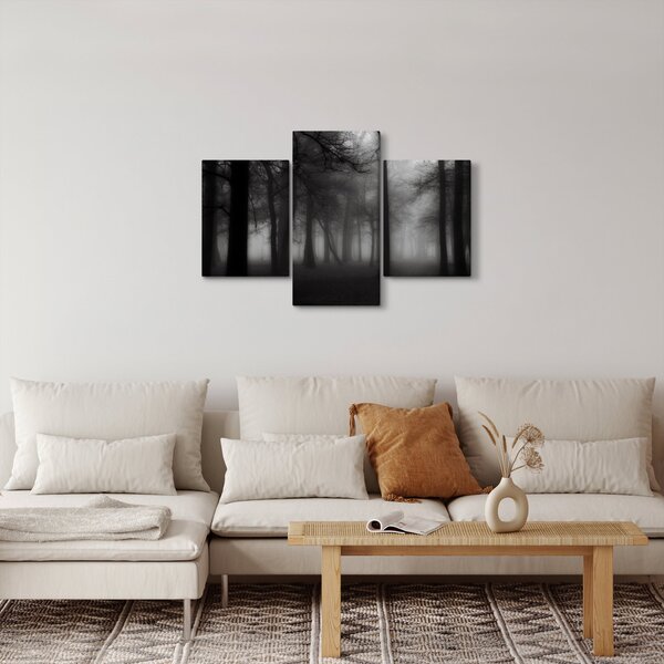Slika - Gozd v megli (90x60 cm)