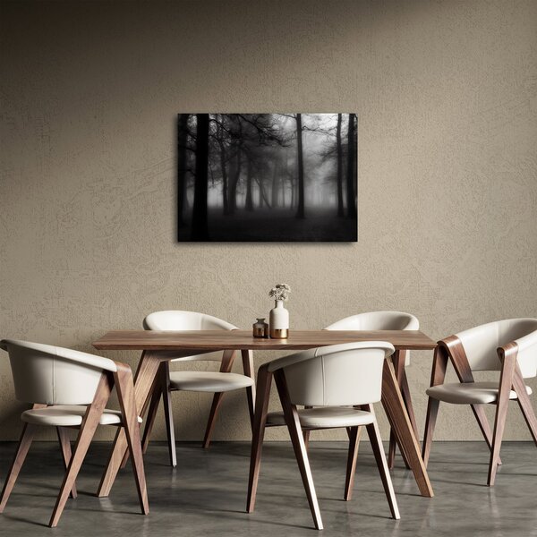 Slika - Gozd v megli (70x50 cm)