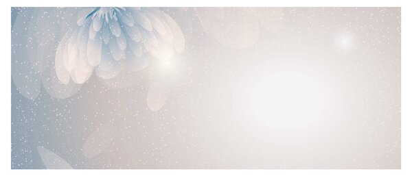 Slika - Snežne rože (120x50 cm)
