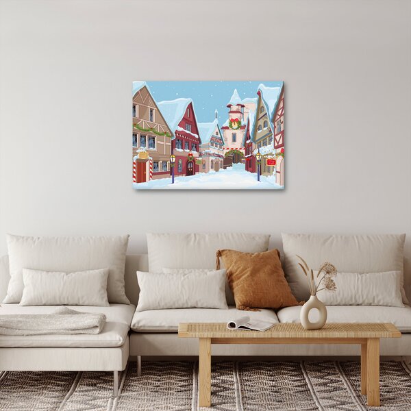 Slika - Zimska ulica (70x50 cm)