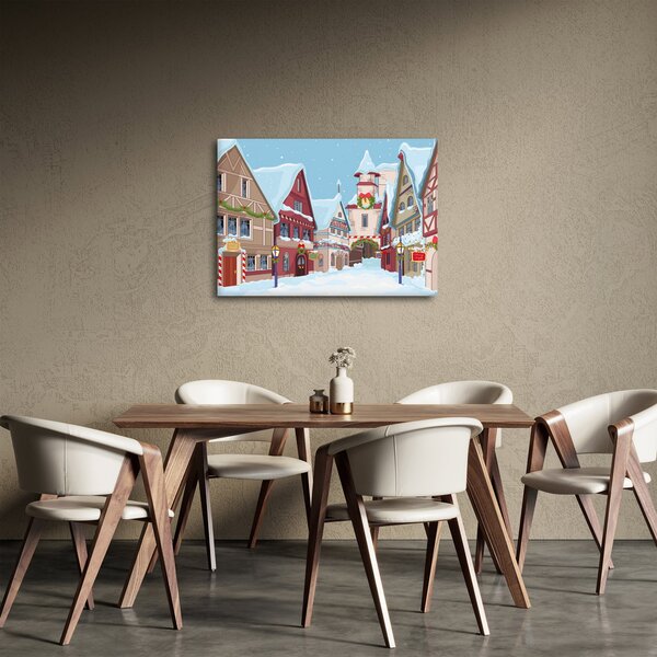 Slika - Zimska ulica (70x50 cm)