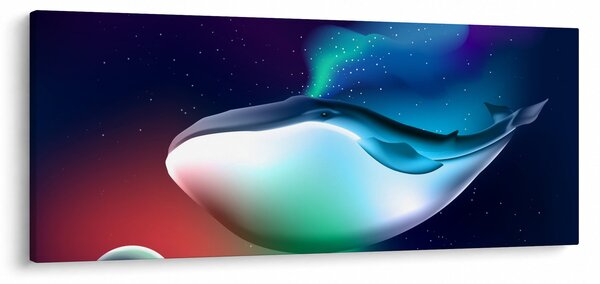 Slika - Vesoljski kit (120x50 cm)