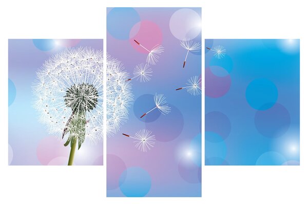 Slika - Regrat v vetru (90x60 cm)