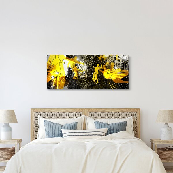 Slika - Nogomet v velikem mestu (120x50 cm)