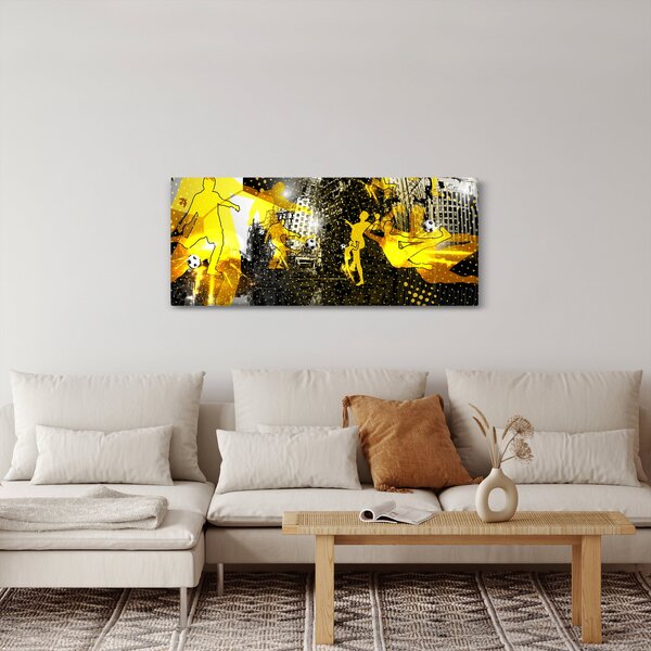 Slika - Nogomet v velikem mestu (120x50 cm)