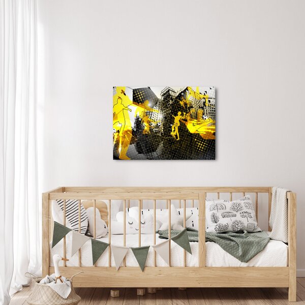 Slika - Nogomet v velikem mestu (70x50 cm)