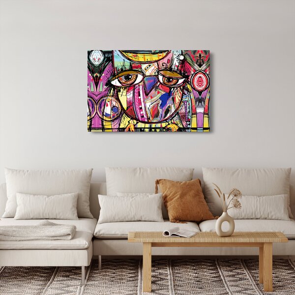 Slika - Ulična umetnost - sova (90x60 cm)
