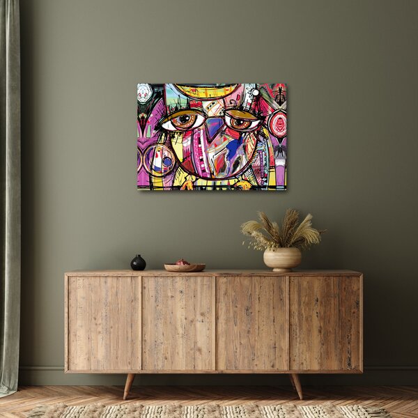 Slika - Ulična umetnost - sova (70x50 cm)