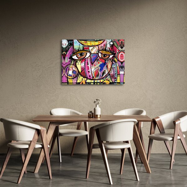 Slika - Ulična umetnost - sova (70x50 cm)