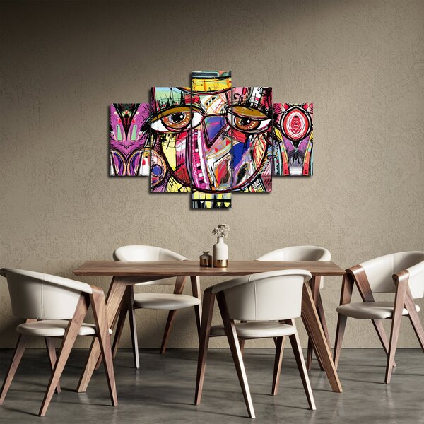 Slika - Ulična umetnost - sova (150x105 cm)