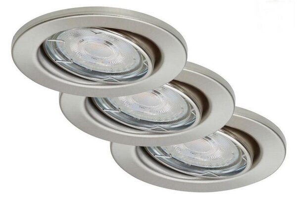 Briloner 7148-032-SET 3xLED Prigušiva svjetiljka za kupaonicu 1xGU10/5W/230V IP23