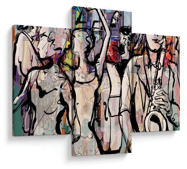 Slika - Večer jazza (90x60 cm)