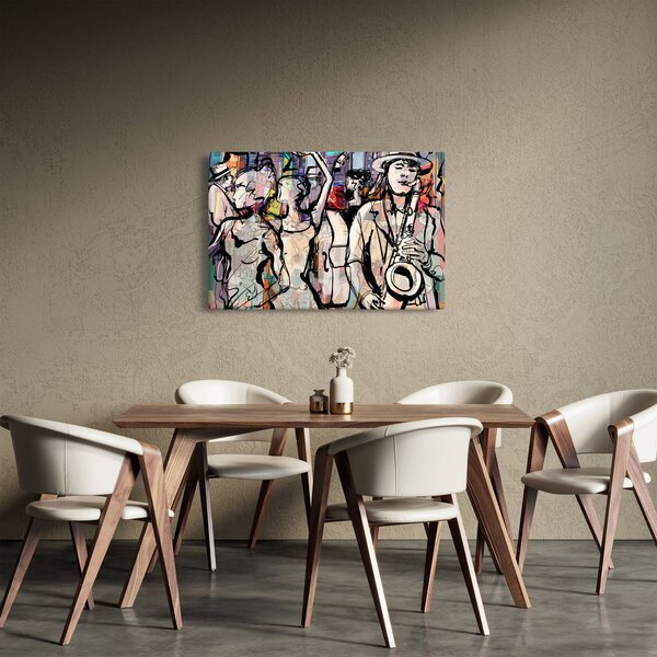 Slika - Večer jazza (90x60 cm)