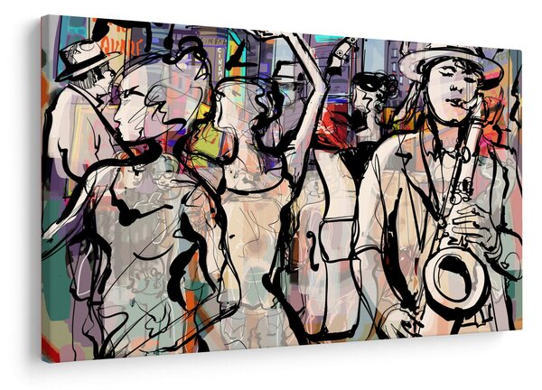 Slika - Večer jazza (90x60 cm)