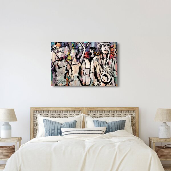 Slika - Večer jazza (90x60 cm)
