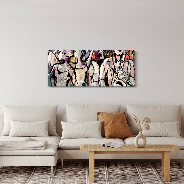 Slika - Večer jazza (120x50 cm)