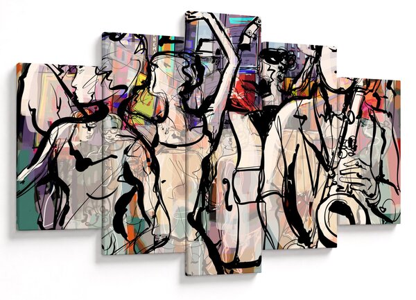 Slika - Večer jazza (150x105 cm)