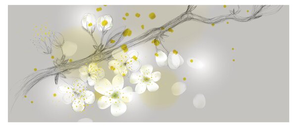 Podoba cvetoče vejice (120x50 cm)