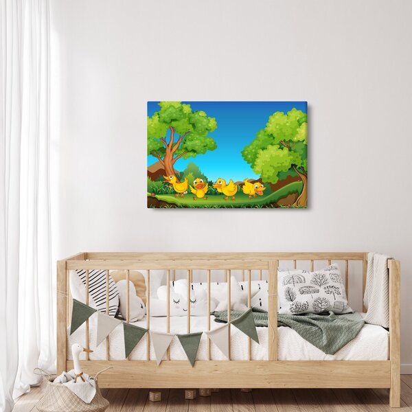 Slika - Vesele račke (90x60 cm)
