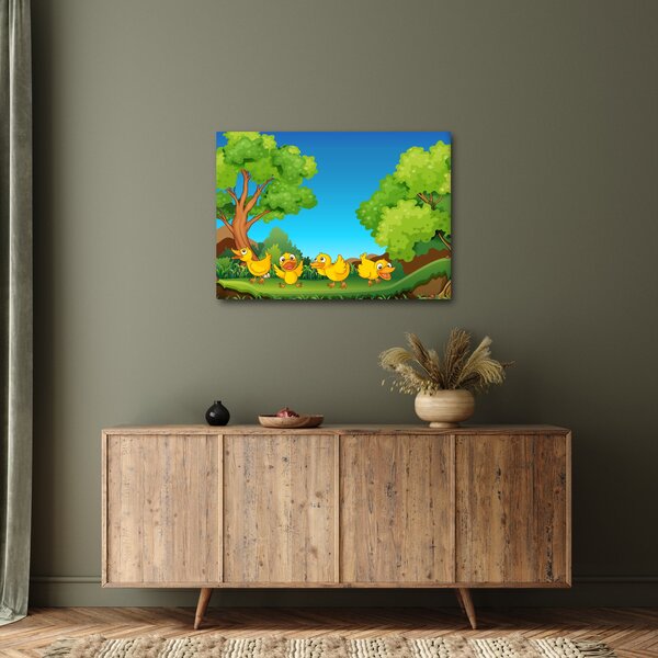 Slika - Vesele račke (70x50 cm)