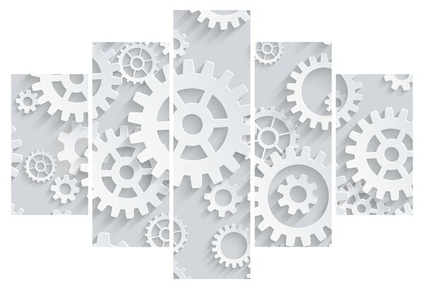 Slika - Gears (150x105 cm)