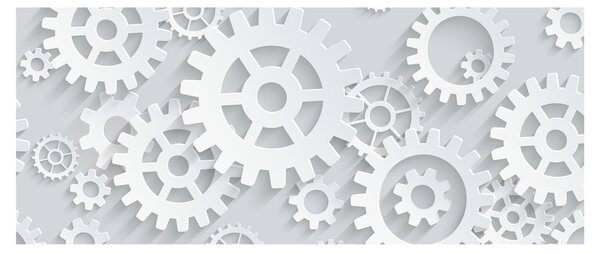 Slika - Gears (120x50 cm)