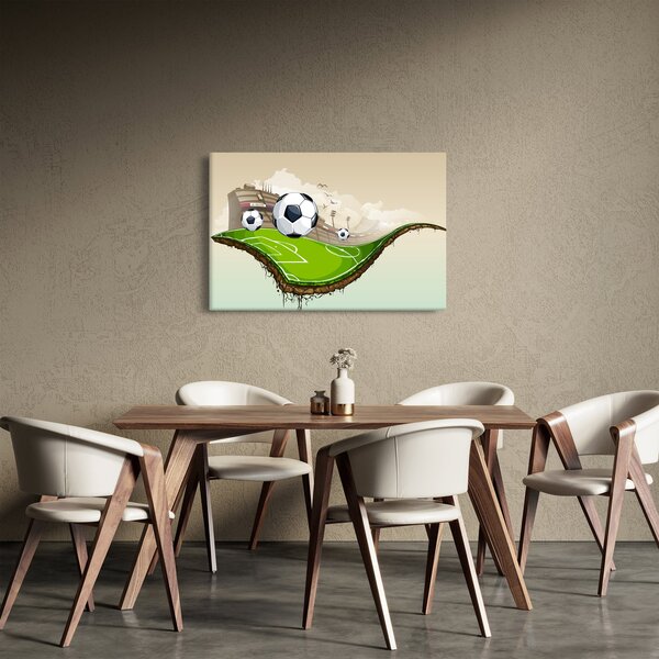 Slika - Nogometno igrišče (90x60 cm)