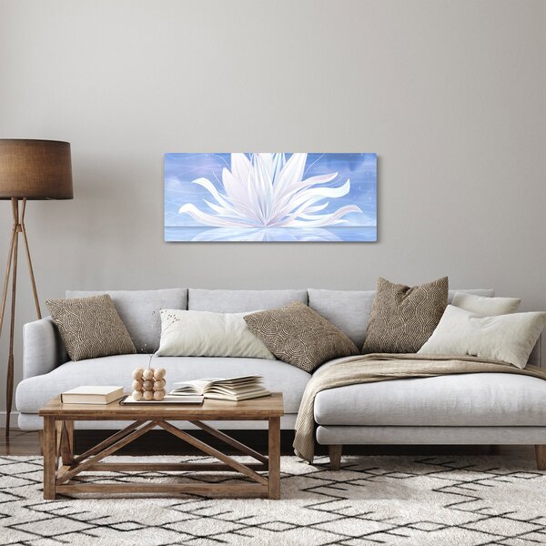 Slika - Lotusov cvet (120x50 cm)