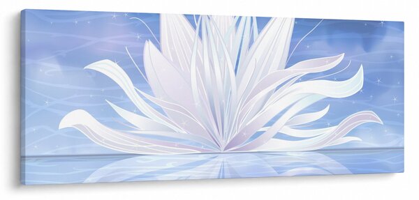 Slika - Lotusov cvet (120x50 cm)