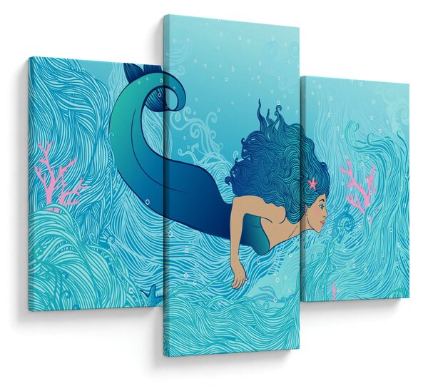 Slika - Mermaid (90x60 cm)