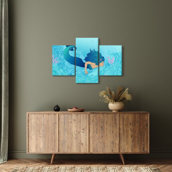 Slika - Mermaid (90x60 cm)