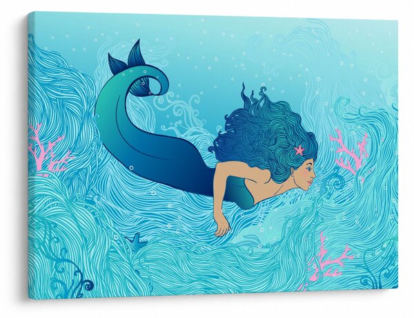 Slika - Mermaid (70x50 cm)