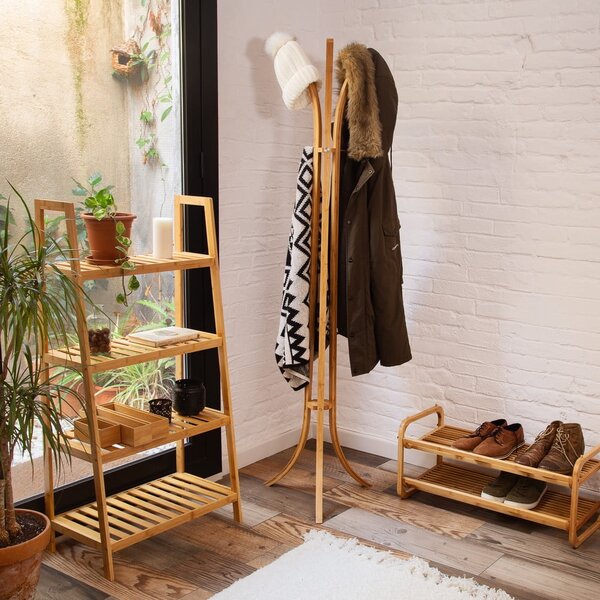 Vješalica od bambusa Compactor Coat & Hat Bamboo