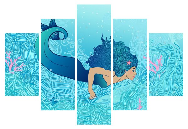 Slika - Mermaid (150x105 cm)