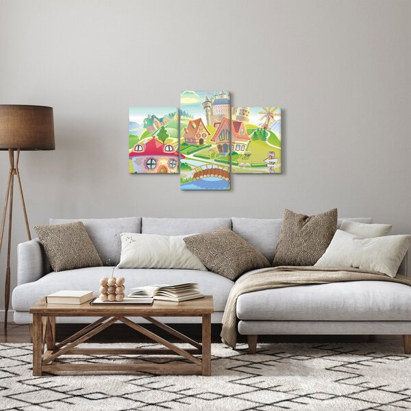 Slika - Pisano mesto (90x60 cm)