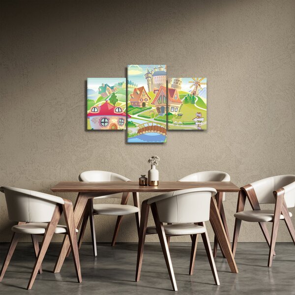 Slika - Pisano mesto (90x60 cm)
